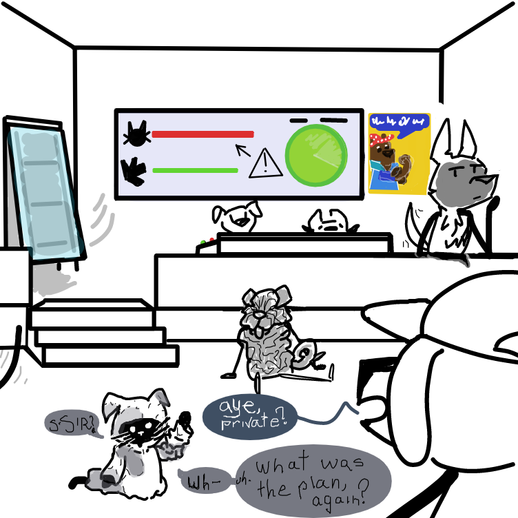 (among us imposter noise) - Online Drawing Game Comic Strip Panel by pantsless dog