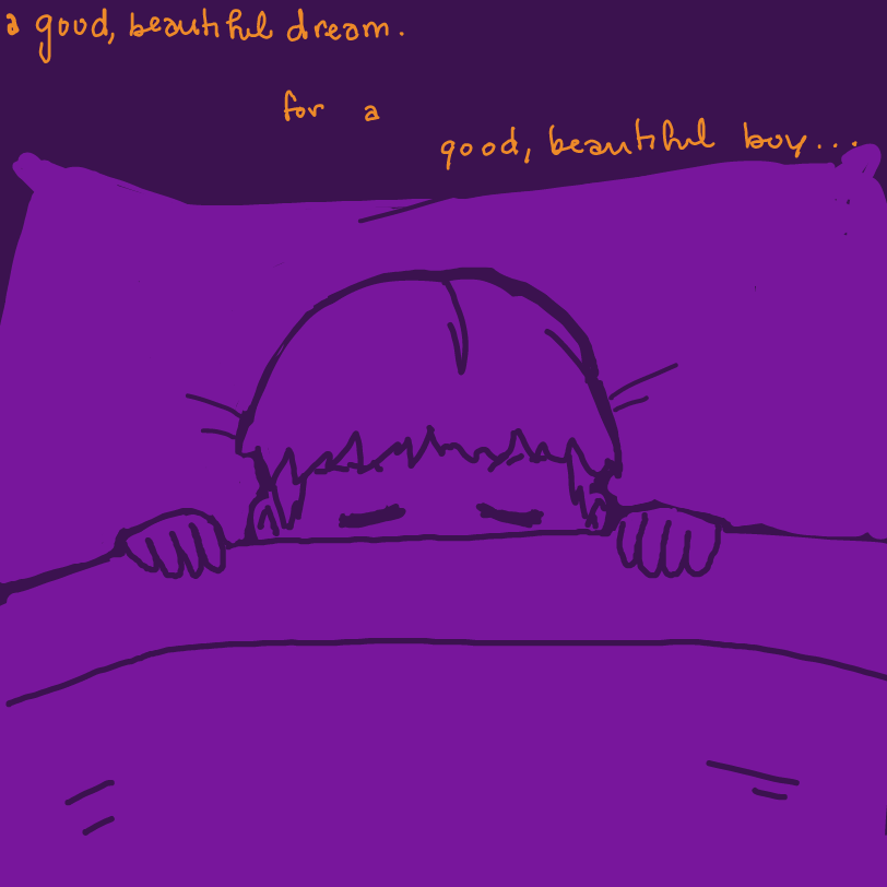 Drawing in Beautiful Boy by cuppapeach