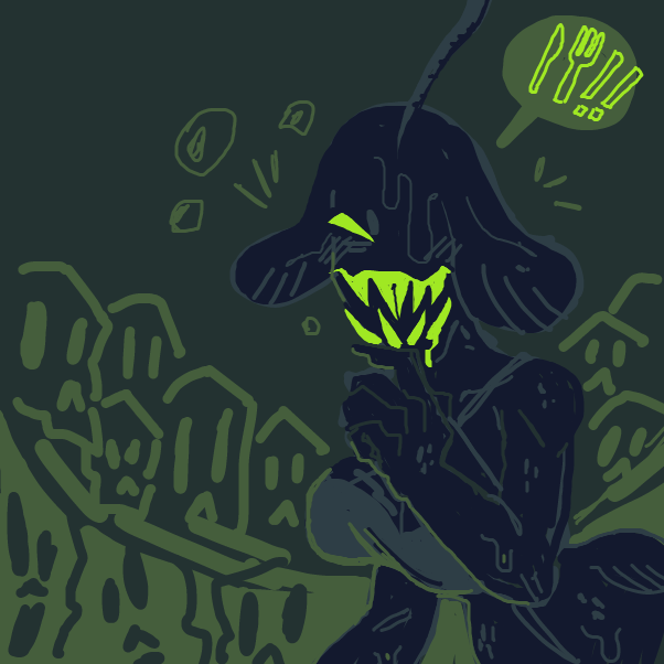 fish food! - Online Drawing Game Comic Strip Panel by Chumky