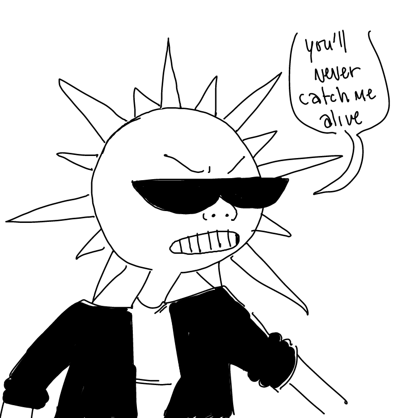 Drawing in Gun grandma  by cuppapeach