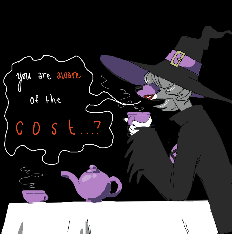 Drawing in WIIIIIITCH by cuppapeach