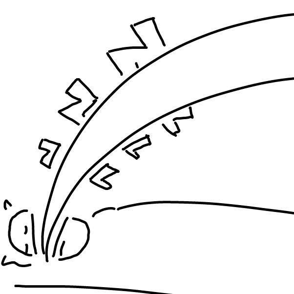 Drawing in Li'l Reaper 2: While U Sleep I Reap by Aluminimalism