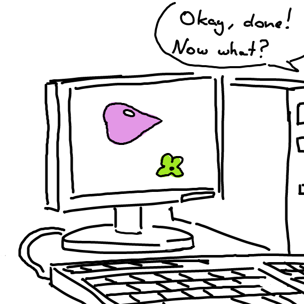  - Online Drawing Game Comic Strip Panel by Aluminimalism