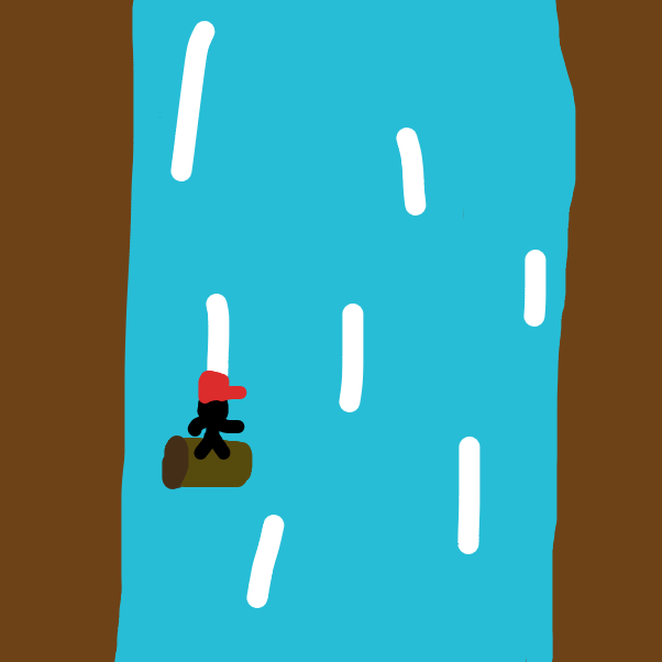 waterfall - Online Drawing Game Comic Strip Panel by SuperIced3