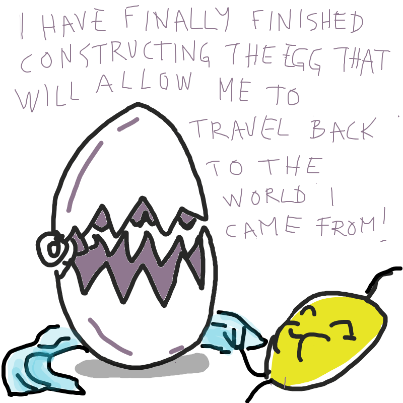 Drawing in Frickin eggs by Dilettante