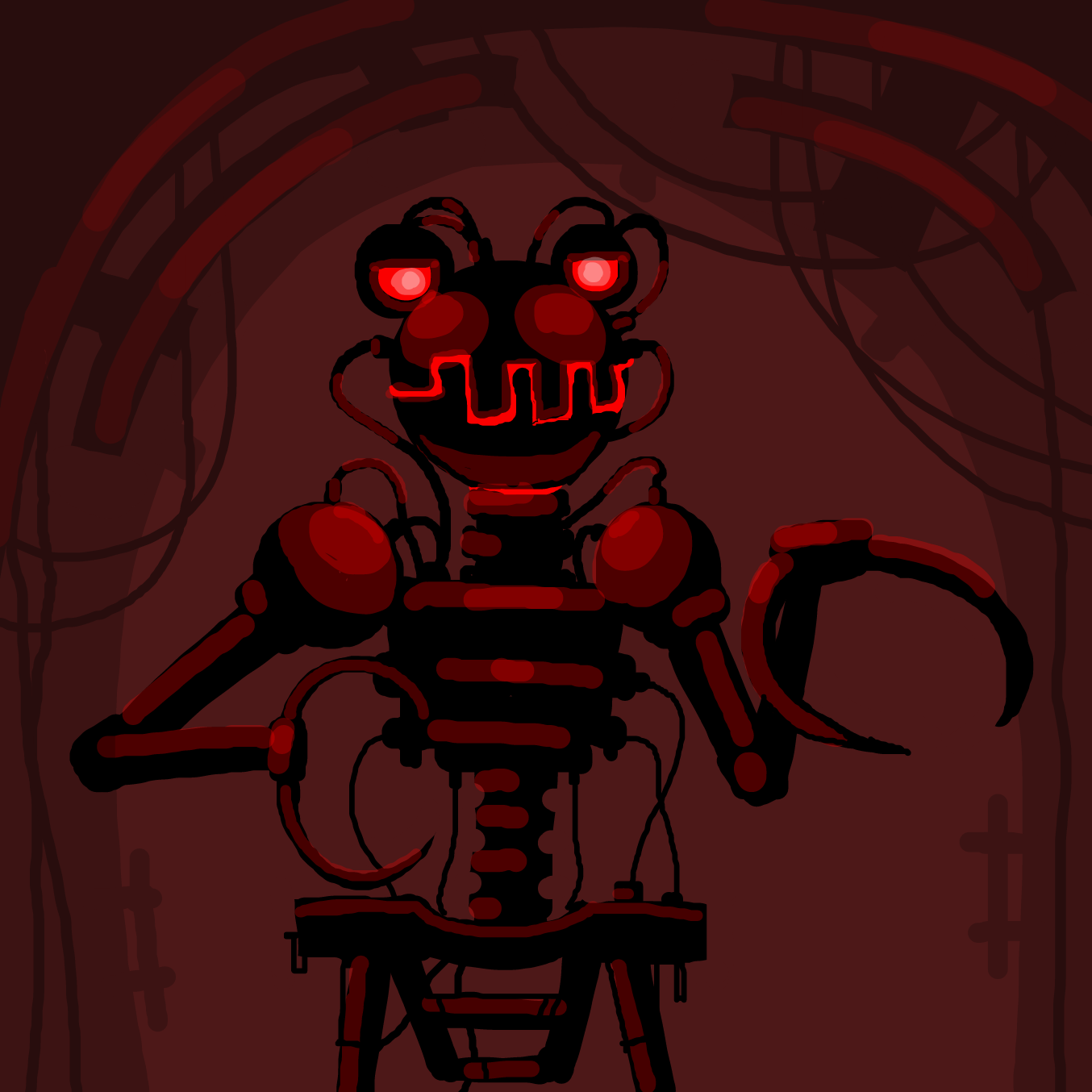 Drawing in Mechanical Menace by TFD2