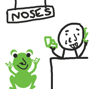 Drawing in Noses by laurau