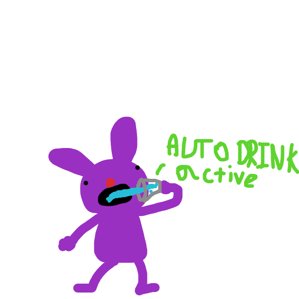 Drawing in Mick Drinks Water by SuperIced3