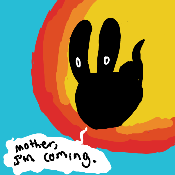 HE'S COMING. - Online Drawing Game Comic Strip Panel by ENA_16