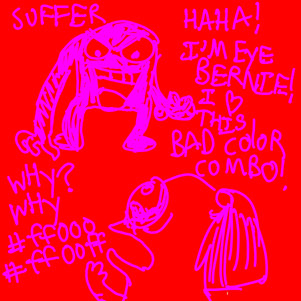 Drawing in THE REAL RETINA BURN by ENA_16