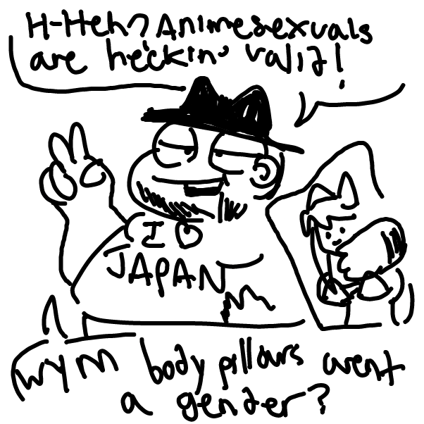 Drawing in Fake sexualities by ENA_16