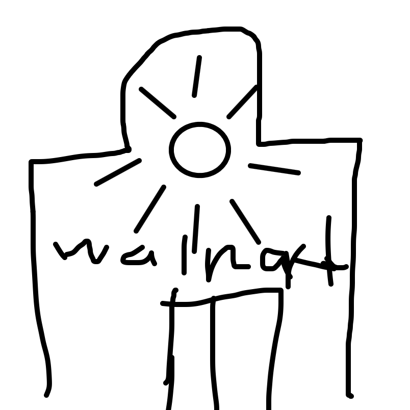 Guy walks into walmart
-needs to be greeted - Online Drawing Game Comic Strip Panel by Steele