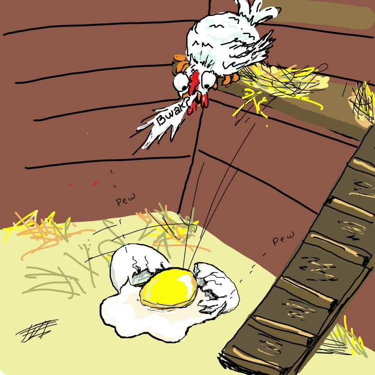 Drawing in Eg by dona.