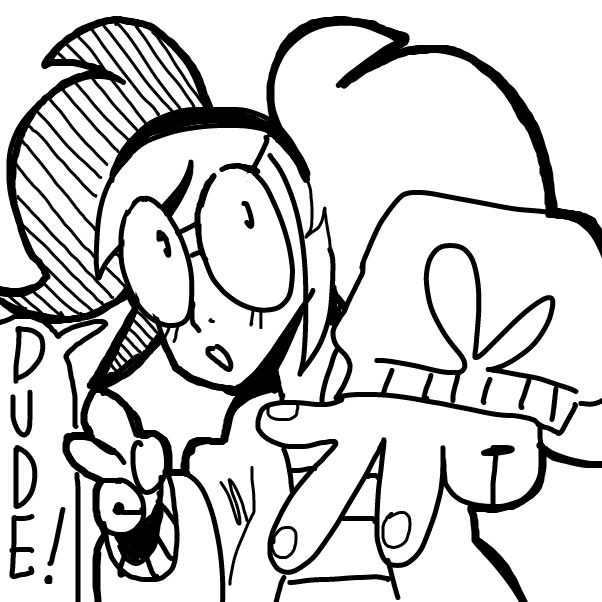 Drawing in Finish the sentence (SDRAWKCAB) by Chumky