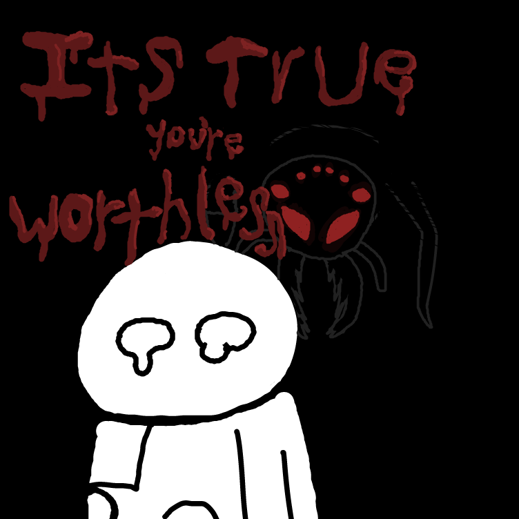 Inner Demons - Online Drawing Game Comic Strip Panel by Setin