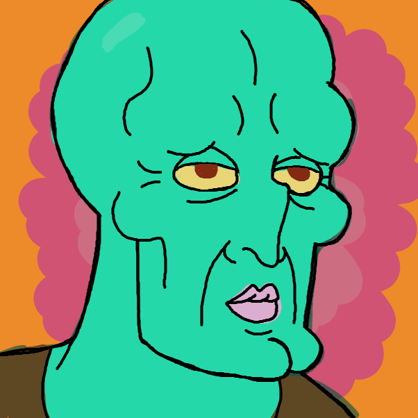 Handsome Squidward - Online Drawing Game Comic Strip Panel by lazytowner