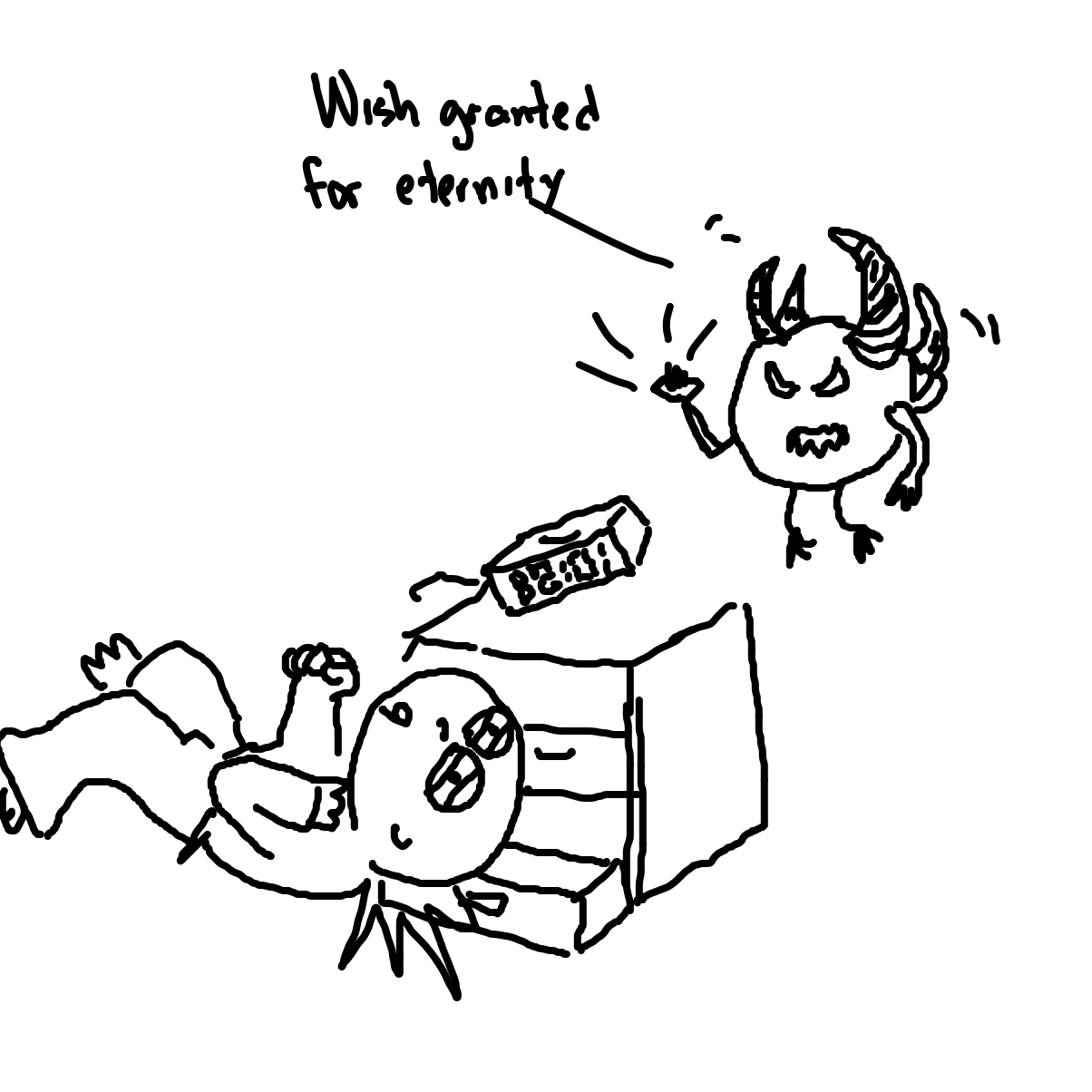 Drawing in Overslept by rex