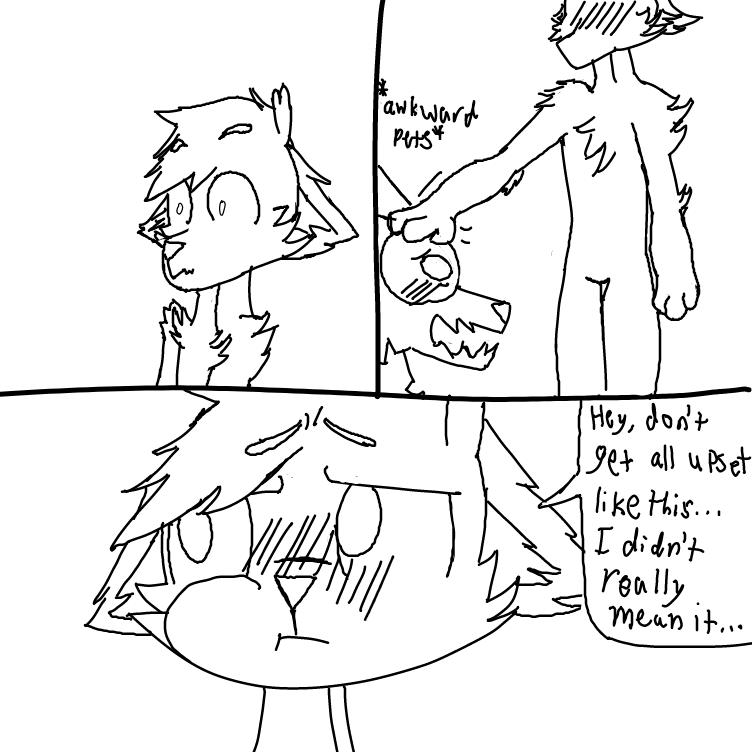 An odd apology - Online Drawing Game Comic Strip Panel by Setin