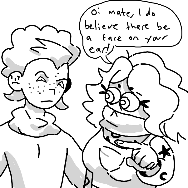 Drawing in we’re back by dinguslord