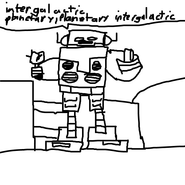 Drawing in Beastie Boys - Intergalactic by Wheaty