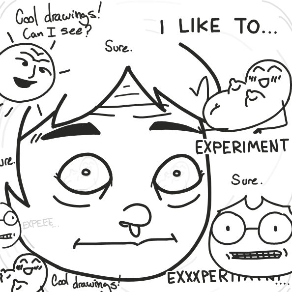 . . . - Online Drawing Game Comic Strip Panel by Cake Emoji