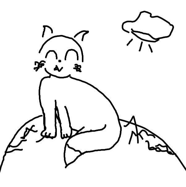 Felixine always sat under the sone enjoying the weather!  He could not live without the sun... He loved everything going on around him! Until...THE SUN DISAPPEARED!!! He looked at the sky...IT WAS BEHIND A CLOUD!!!! He needed to save it and fast!!! - Online Drawing Game Comic Strip Panel by SummerScarlet