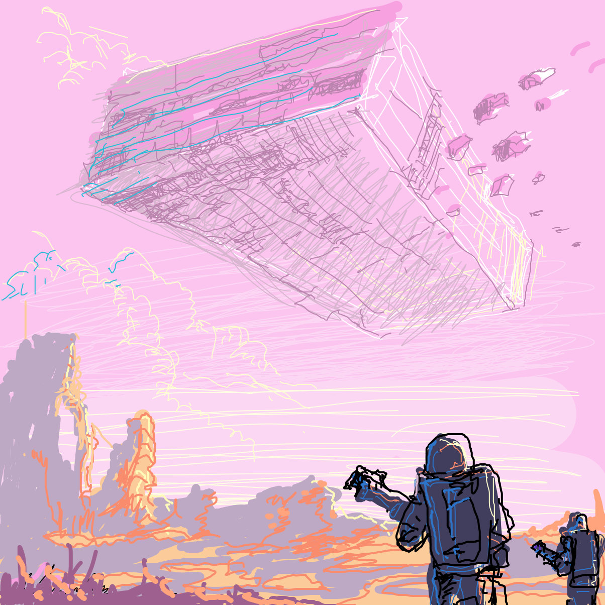 Drawing in Desertica  by OmarEro