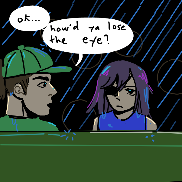 Drawing in Eye of Horus by dinguslord