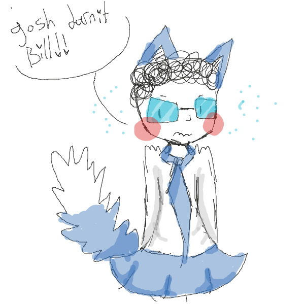 hot digitty dog Bill turned him into a goddamn neko - Online Drawing Game Comic Strip Panel by pastelgoosey