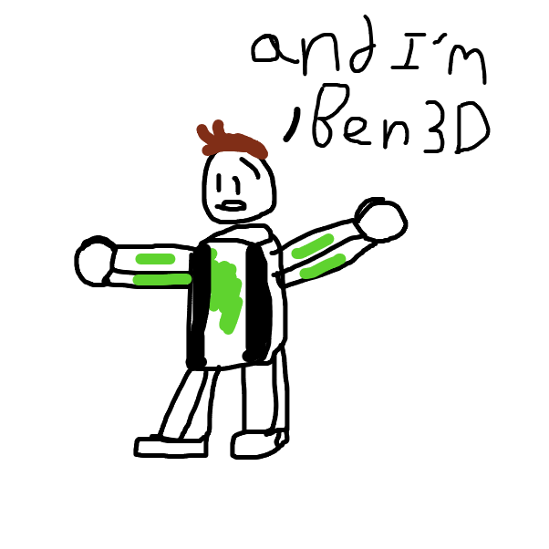 introducing bens - Online Drawing Game Comic Strip Panel by SuperIced3