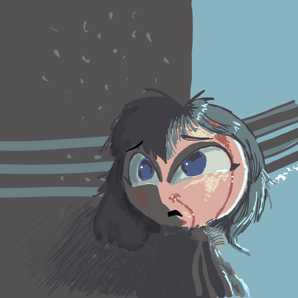 Drawing in Like Tears In Rain by Sasha_Cakes