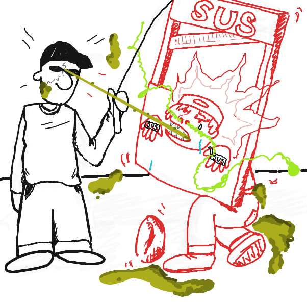  - Online Drawing Game Comic Strip Panel by damnedhippie