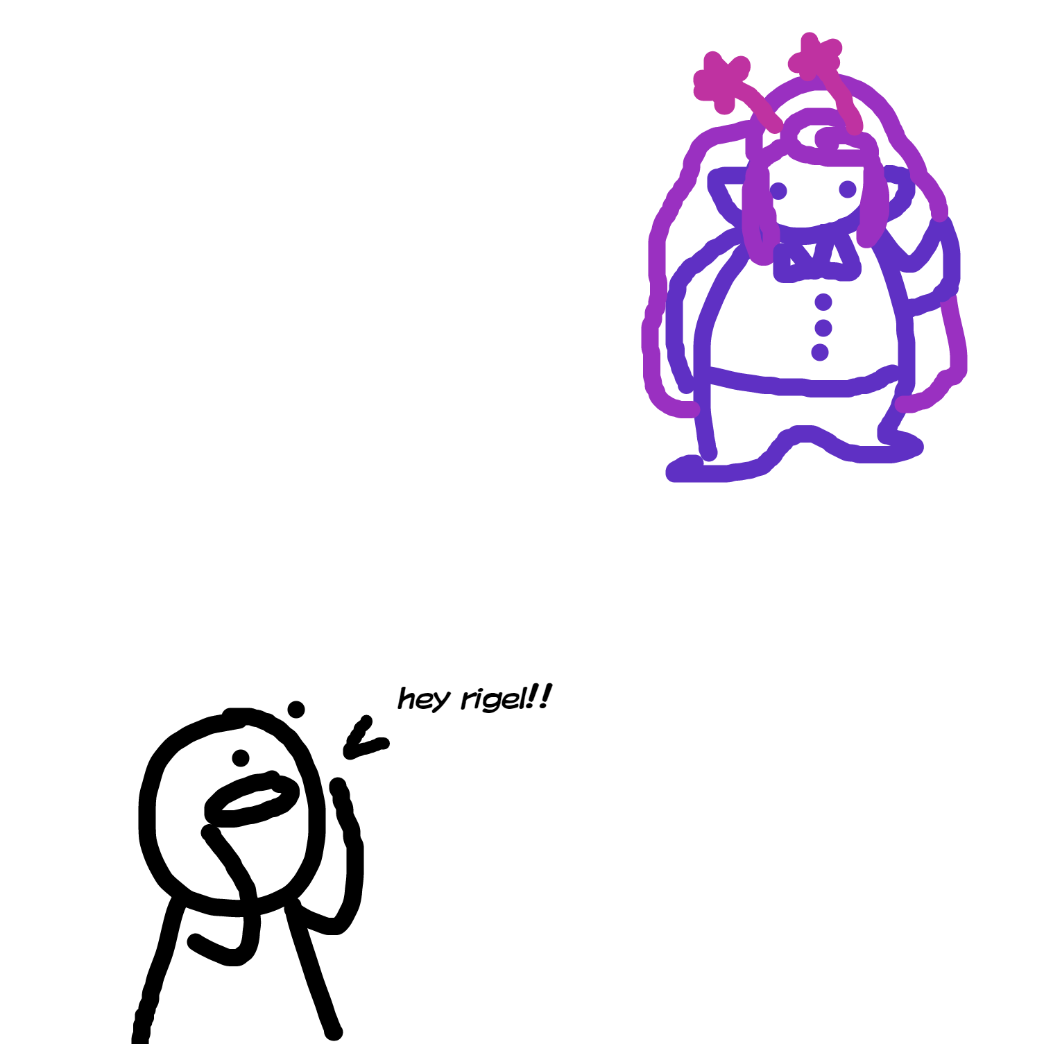 Drawing in Wao by dummythiccc