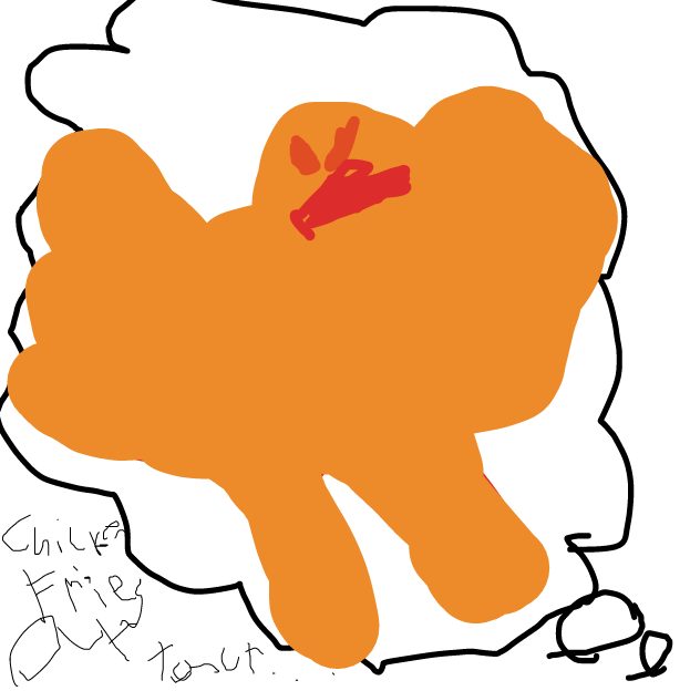 Burger King CHicken fries attacked! (Sorry for the bad spelling) - Online Drawing Game Comic Strip Panel by Monkey_HugLuv