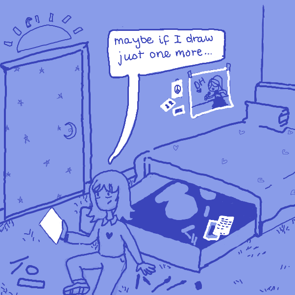  - Online Drawing Game Comic Strip Panel by damnedhippie