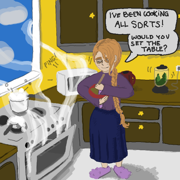 Drawing in Home baking by damnedhippie