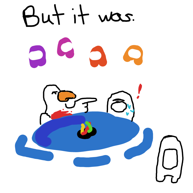 Drawing in Among Goose by anonymous387598