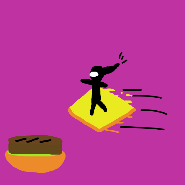 surfing on cheese - Online Drawing Game Comic Strip Panel by SuperIced3
