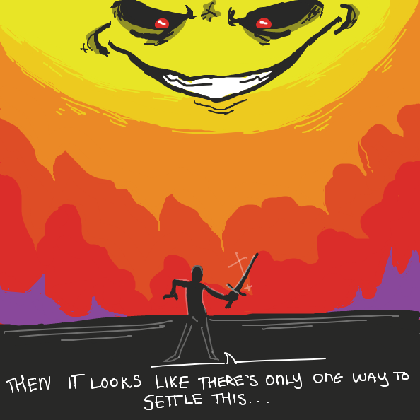 Drawing in Hot Summer Dayz by The Burned Man