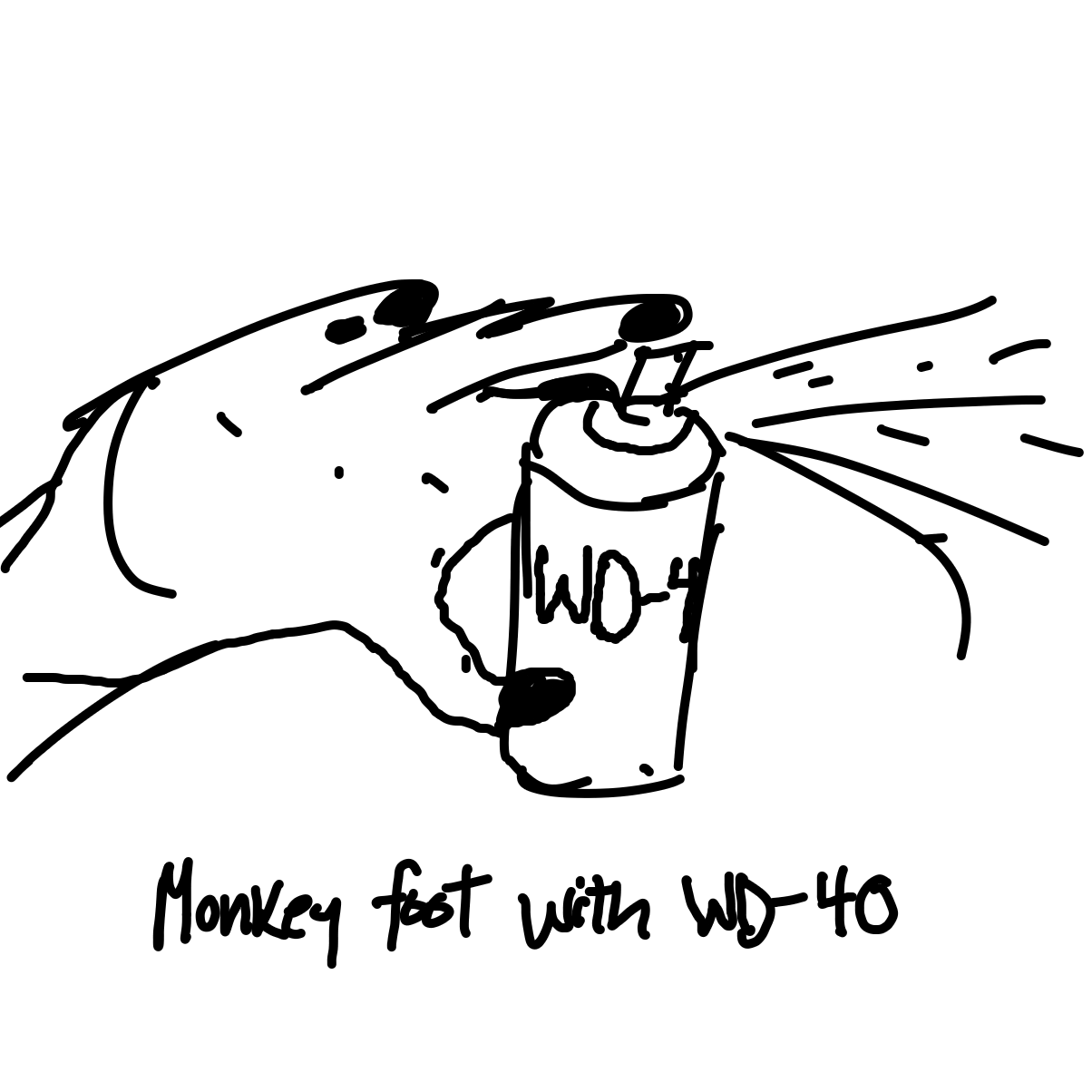 Drawing in Spray by JDPaced