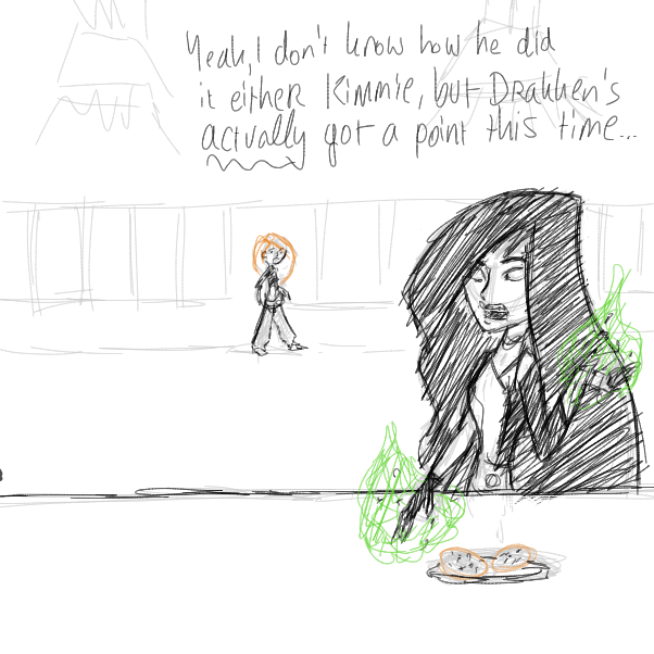 Drawing in Call me, beep me by Sunset Shimmer