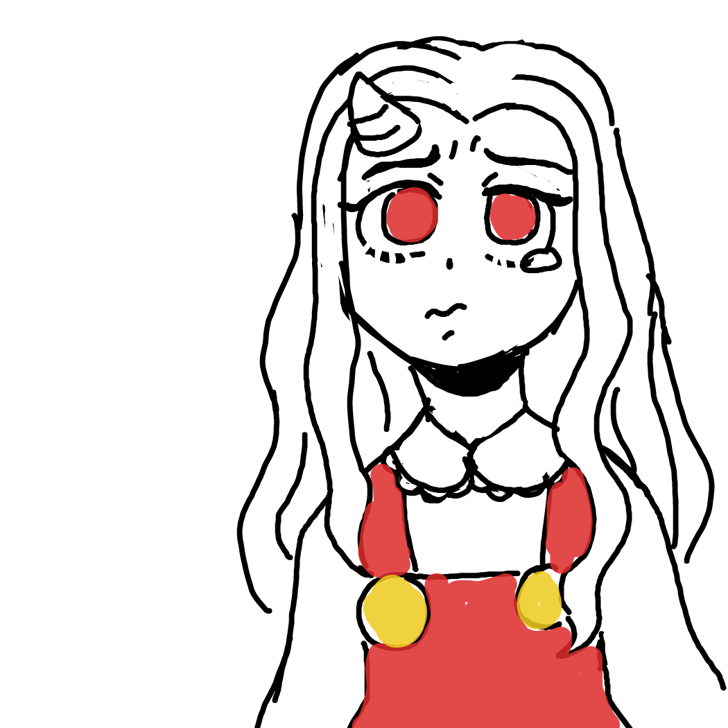 Drawing in Eri is a lil devil by Rednightlights