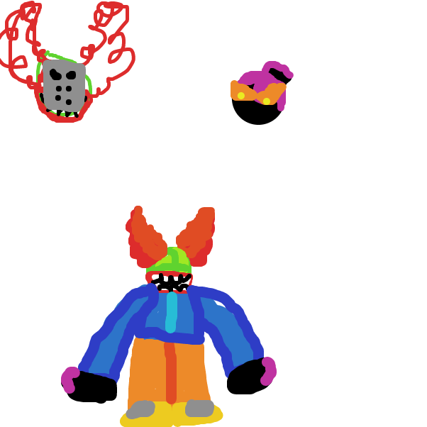 Tritty or whicky? - Online Drawing Game Comic Strip Panel by Metakniiite1thebatle