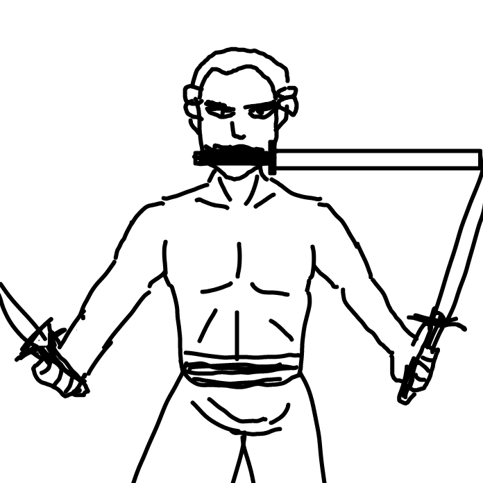 Liked webcomic Draw yourself as a samurai
