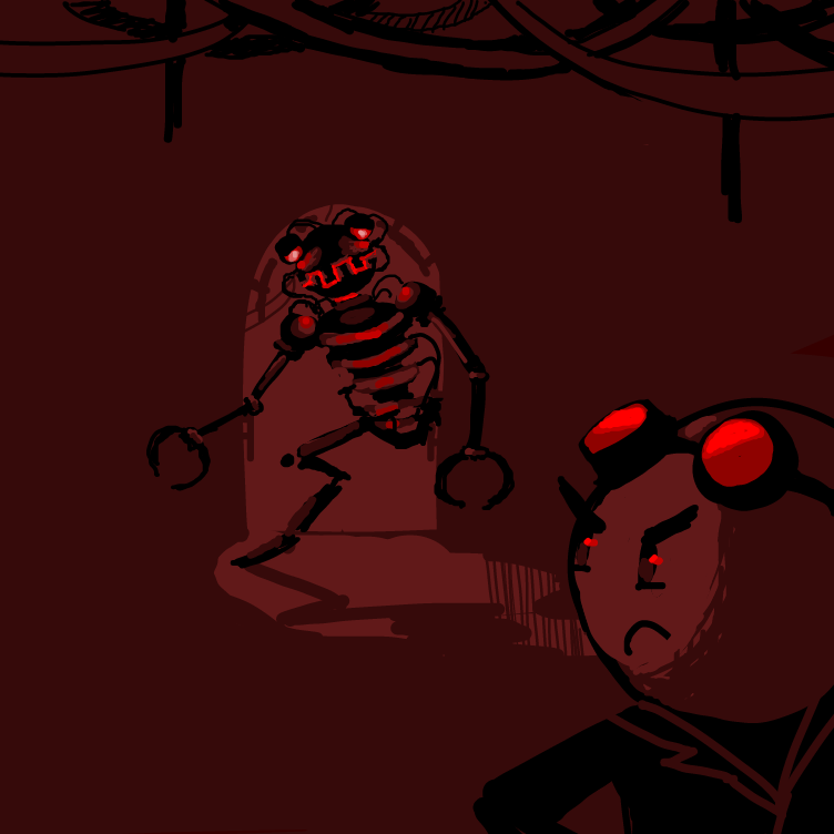 Drawing in Mechanical Menace by ThaSilentArtist