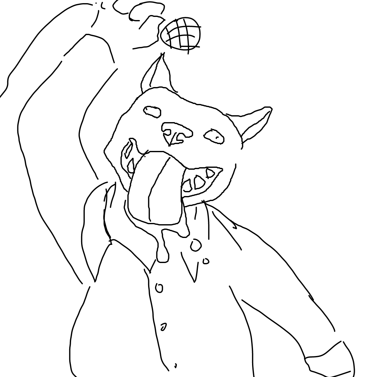 Drawing in Mr. Worldwide by Sabandija