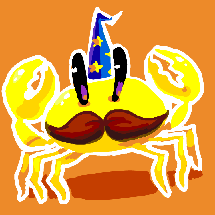 Drawing in 🦀 by ThaSilentArtist