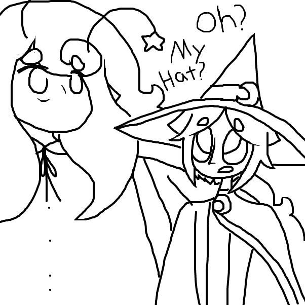 Drawing in HAT by DOCTOR BUTTONS