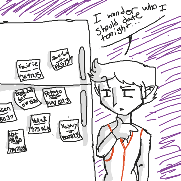 Drawing in A Hard Choice by xavvypls