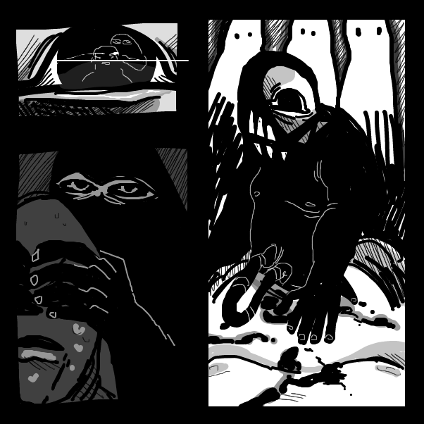  - Online Drawing Game Comic Strip Panel by Chumky